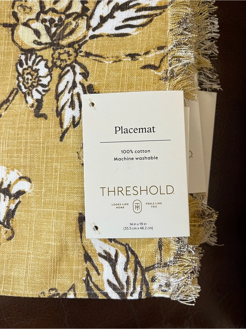 Threshold yellow floral